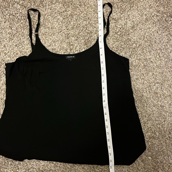 TORRID Women's Black spaghetti strap camisole size 00 - Picture 8 of 8
